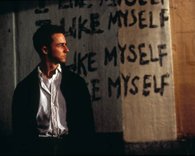Edward Norton in Fight Club Poster and Photo