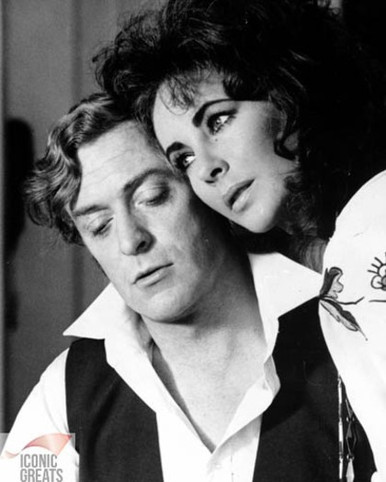 Elizabeth Taylor & Michael Caine in Zee and Co Poster and Photo
