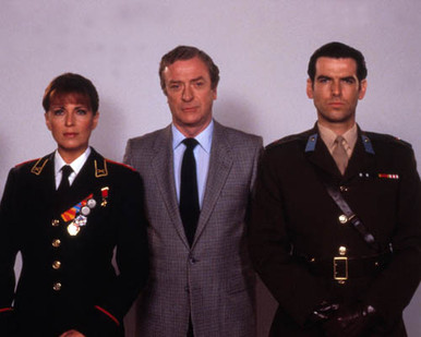 Michael Caine & Pierce Brosnan in The Fourth Protocol Poster and Photo