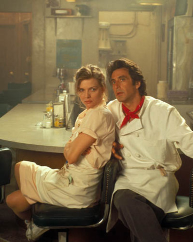 Michelle Pfeiffer & Al Pacino in Frankie and Johnny (1991) Poster and Photo