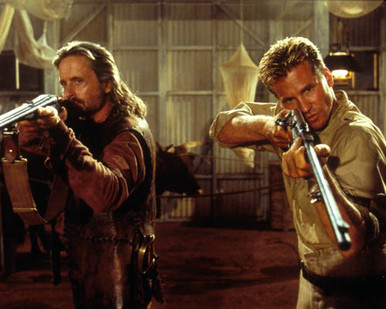 Val Kilmer & Michael Douglas in The Ghost and the Darkness Poster and Photo