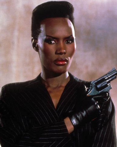 Grace Jones in A View to a Kill Poster and Photo
