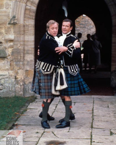 Michael Caine & Roger Moore in Bullseye! Poster and Photo