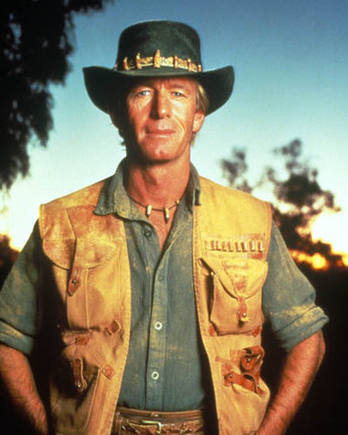Paul Hogan in Crocodile Dundee Poster and Photo