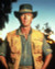 Paul Hogan in Crocodile Dundee Poster and Photo