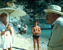 Peter Ustinov & Maggie Smith in Evil Under the Sun Poster and Photo