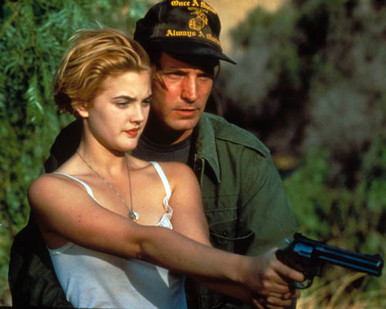 Drew Barrymore & Michael Ironside in Guncrazy Poster and Photo