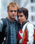 Jonny Lee Miller & Angelina Jolie in Hackers Poster and Photo
