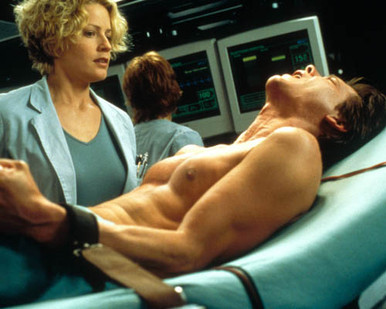 Kevin Bacon & Elisabeth Shue in The Hollow Man Poster and Photo