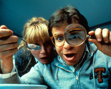 Rick Moranis & Marcia Strassman in Honey, I Shrunk the Kids Poster and Photo