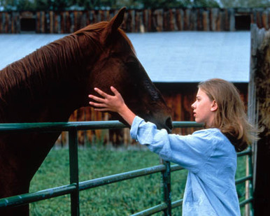 Scarlett Johansson in The Horse Whisperer Poster and Photo
