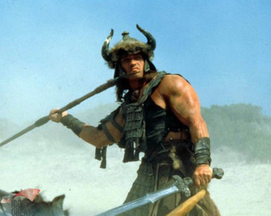 Arnold Schwarzenegger in Conan the Barbarian Poster and Photo