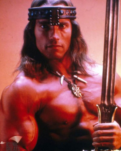 Arnold Schwarzenegger in Conan, the Destroyer Poster and Photo