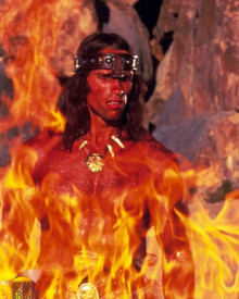 Arnold Schwarzenegger in Conan, the Destroyer Poster and Photo