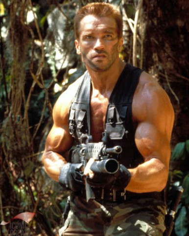 Arnold Schwarzenegger in Predator Poster and Photo