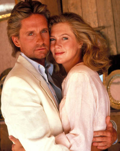 Michael Douglas & Kathleen Turner in Jewel of the Nile a.k.a. La Diamant du Nil Poster and Photo