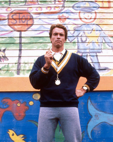 Arnold Schwarzenegger in Kindergarten Cop Poster and Photo