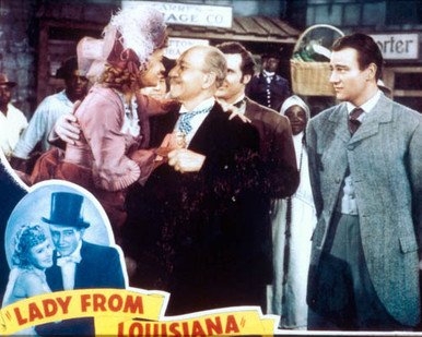 John Wayne & Ona Munson in Lady from Louisiana Poster and Photo