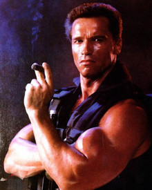 Arnold Schwarzenegger in Commando Poster and Photo