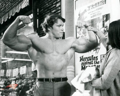 Arnold Schwarzenegger in Hercules In New York a.k.a. Hercules Goes Bananas a.k.a. Hercules - The Movie Poster and Photo