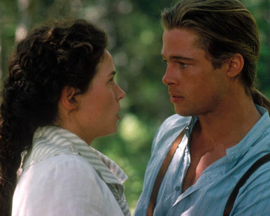 Brad Pitt & Julia Ormond in Legends of the Fall Poster and Photo