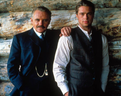 Anthony Hopkins & Brad Pitt in Legends of the Fall Poster and Photo