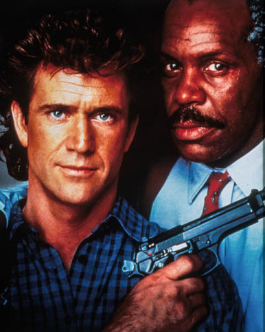 Mel Gibson & Danny Glover in Lethal Weapon II Poster and Photo