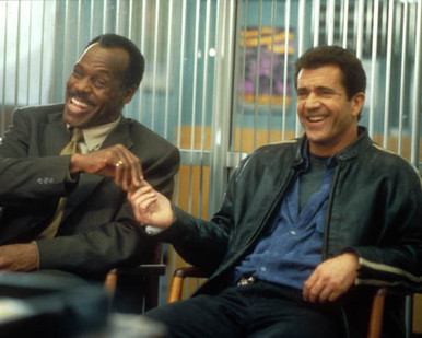 Mel Gibson & Danny Glover in Lethal Weapon 4 Poster and Photo