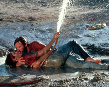 Chuck Norris & Barbara Carrera in Lone Wolf McQuade Poster and Photo