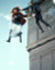 Geena Davis & Samuel L. Jackson in The Long Kiss Goodnight Poster and Photo