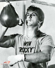 Sylvester Stallone in Rocky Poster and Photo