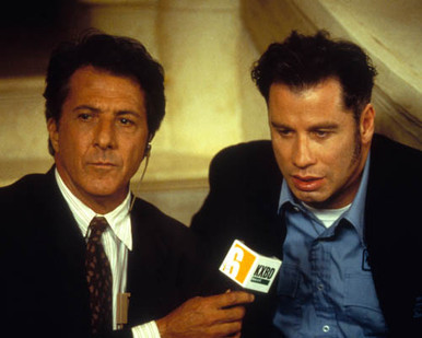 Dustin Hoffman & John Travolta in Mad City Poster and Photo