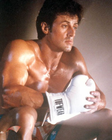 Sylvester Stallone in Rocky IV Poster and Photo
