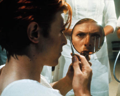 David Bowie in The Man Who Fell To Earth Poster and Photo