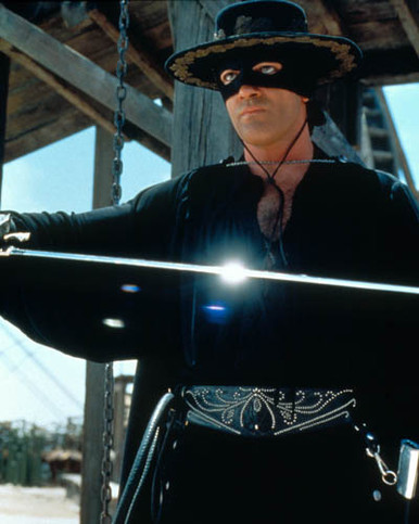 Antonio Banderas in The Mask of Zorro Poster and Photo