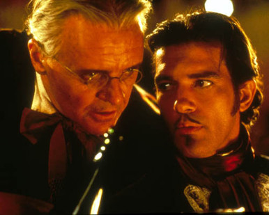 Antonio Banderas & Anthony Hopkins in The Mask of Zorro Poster and Photo