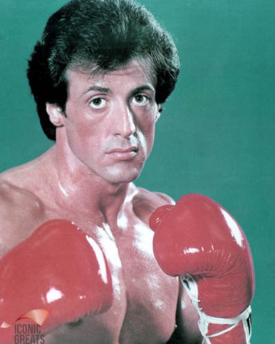 Sylvester Stallone in Rocky III Poster and Photo