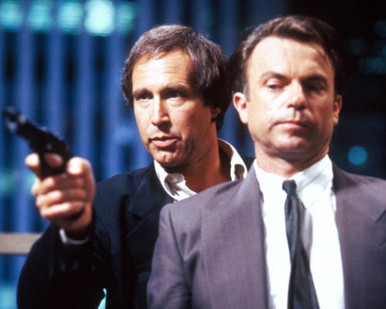 Chevy Chase & Sam Neill in Memoirs of an Invisible Man Poster and Photo