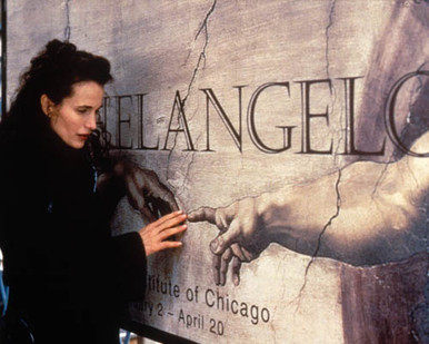 Andie MacDowell in Michael Poster and Photo