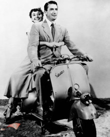 Audrey Hepburn & Gregory Peck in Roman Holiday a.k.a. Vacances Romaines Poster and Photo