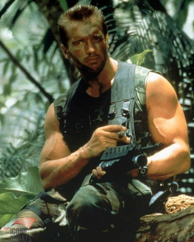 Arnold Schwarzenegger in Predator Poster and Photo