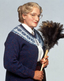 Robin Williams in Mrs. Doubtfire Poster and Photo