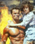 Arnold Schwarzenegger & Alyssa Milano in Commando Poster and Photo