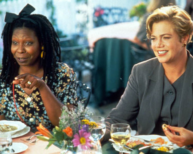 Whoopi Goldberg & Kathleen Turner in Moonlight and Valentino Poster and Photo