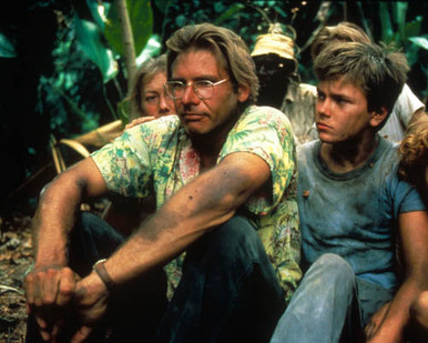 Harrison Ford & River Phoenix in The Mosquito Coast Poster and Photo