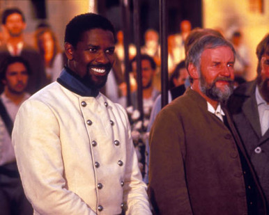 Denzel Washington & Richard Briers in Much Ado About Nothing Poster and Photo
