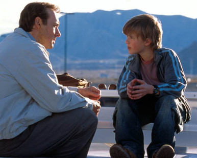 Kevin Spacey & Haley Joel Osment in Pay It Forward Poster and Photo