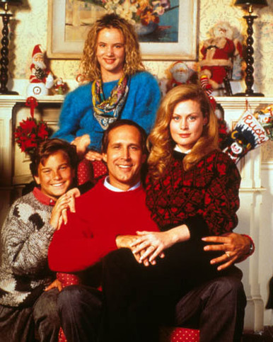Chevy Chase & Beverly D'Angelo in National Lampoon's Christmas Vacation Poster and Photo