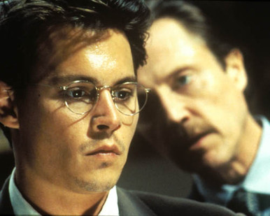 Johnny Depp & Christopher Walken in Nick of Time Poster and Photo