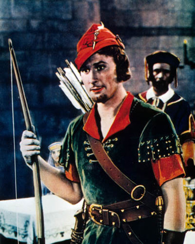 Errol Flynn in The Adventures of Robin Hood Poster and Photo